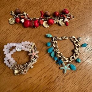 Bracelets Lot Starfish Sea